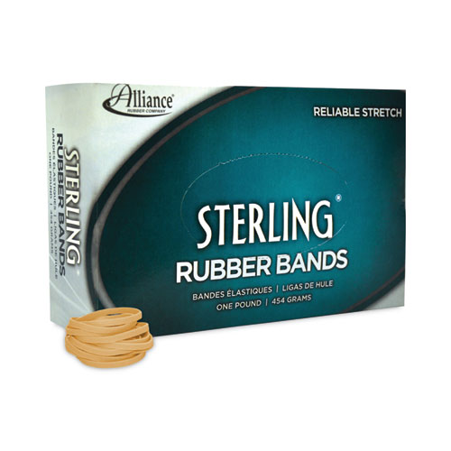 Image of Alliance® Sterling Rubber Bands, Size 30, 0.03" Gauge, Crepe, 1 Lb Box, 1,500/Box