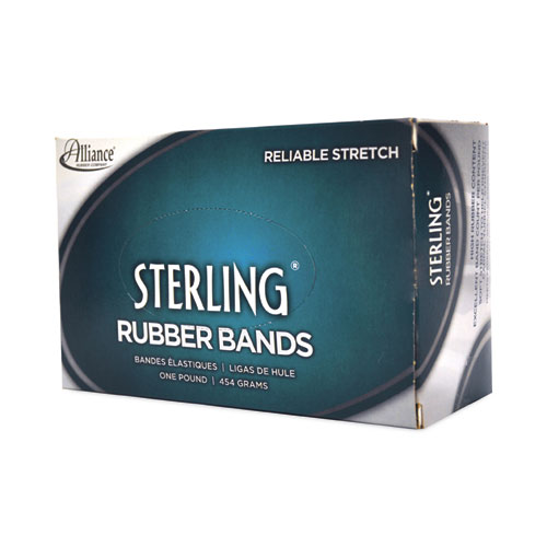 Image of Alliance® Sterling Rubber Bands, Size 62, 0.03" Gauge, Crepe, 1 Lb Box, 600/Box