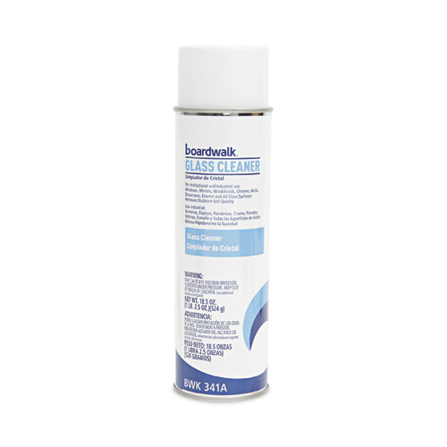 Boardwalk® Glass Cleaner, Sweet Scent, 18.5 Oz. Aerosol Spray, 12/Carton