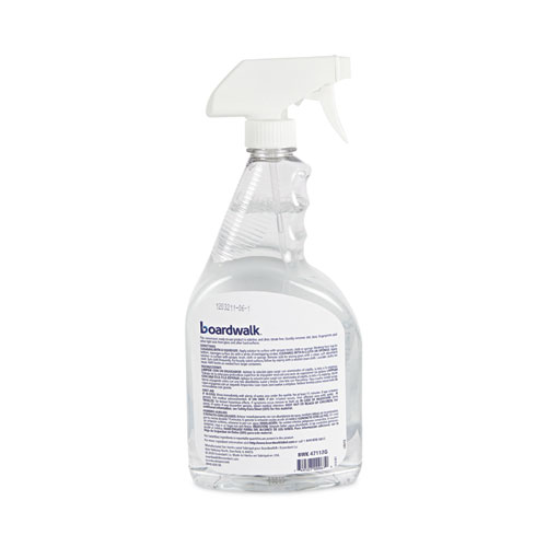 Image of Boardwalk® Natural Glass Cleaner, 32 Oz Trigger Spray Bottle, 12/Carton
