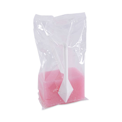 Image of Boardwalk® Toilet Bowl Para Deodorizer Block, Cherry Scent, 4 Oz, Pink, 12/Box