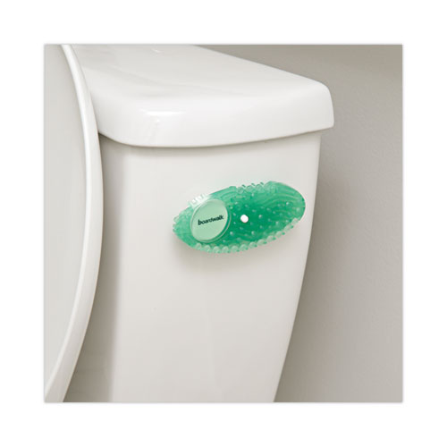 Image of Boardwalk® Curve Air Freshener, Cucumber Melon, Solid, Green, 10/Box