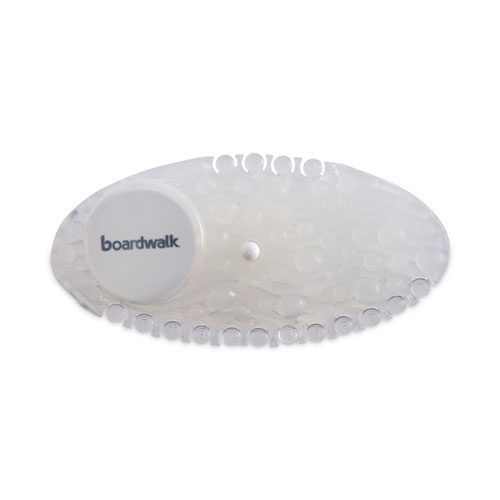 Boardwalk® Curve Air Freshener, Mango, Solid, Clear, 10/Box