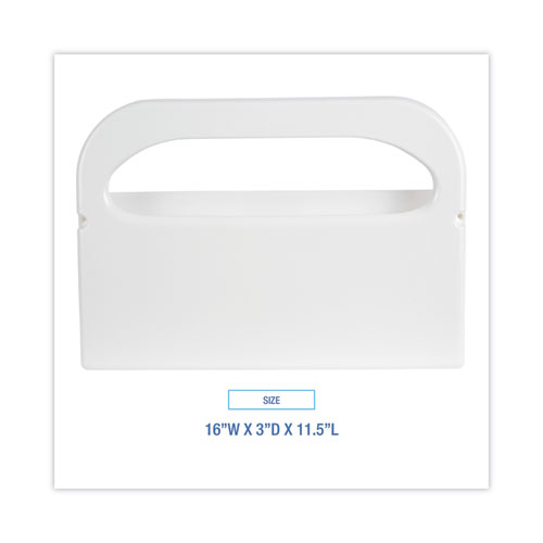 Image of Boardwalk® Toilet Seat Cover Dispenser, 16 X 3 X 11.5, White, 2/Box