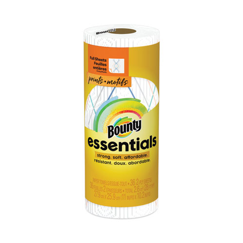 Bounty® Essentials Kitchen Roll Paper Towels, 2-Ply, 11 X 10.2, 40 Sheets/Roll