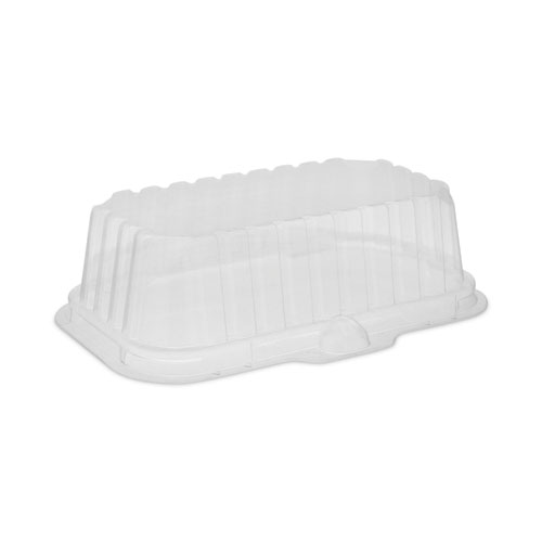 OPS Dome-Style Lid, 17S Deep Dome, 8.3 x 4.8 x 2.1, Clear, Plastic, 250/Carton
