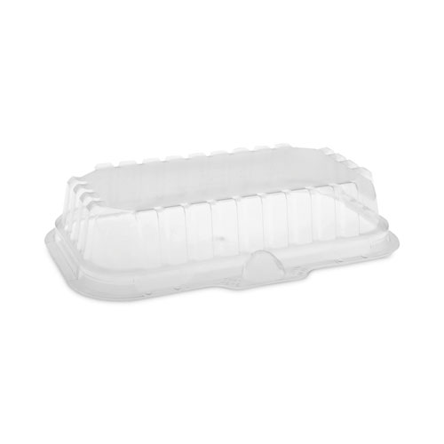 Pactiv Evergreen Ops Dome-Style Lid, 17S Shallow Dome, 8.3 X 4.8 X 1.5, Clear, Plastic, 252/Carton