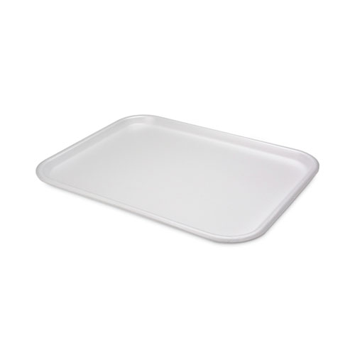 Image of Supermarket Tray, #1216, 16.25 x 12.63 x 0.63, White, Foam, 100/Carton