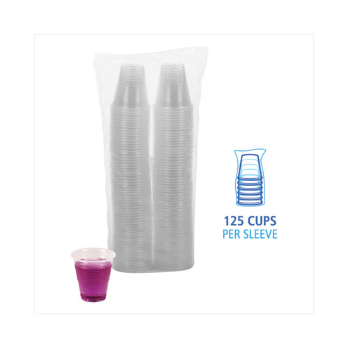 Image of Boardwalk® Translucent Plastic Cold Cups, 3 Oz, Polypropylene, 125/Pack