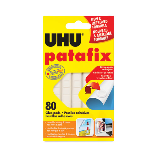 Image of Uhu® Tac Adhesive Putty, Removable And Reusable, 2.1 Oz, 80/Pack