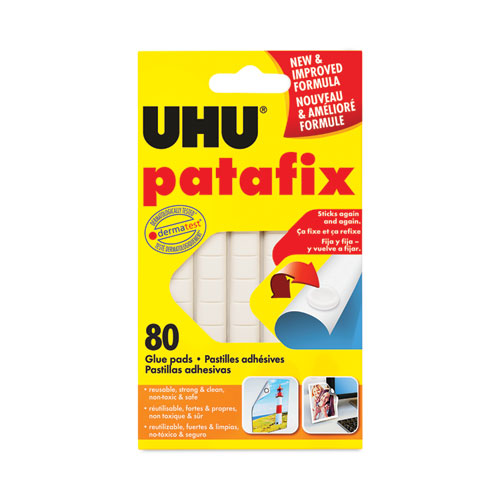 Uhu® Tac Adhesive Putty, Removable And Reusable, 2.1 Oz, 80/Pack