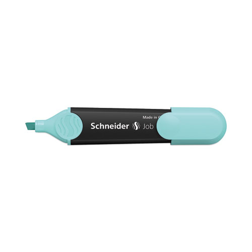 Image of Schneider® Job Pastel Highlighters, Chisel Tip (1Mm/5Mm), Assorted Ink Colors, Black/Assorted Barrel Colors, 6/Pack