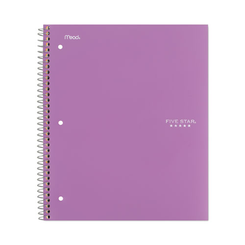 Image of Five Star® Wirebound Notebook, 1-Subject, Medium/College Rule, Randomly Assorted Cover Color, (100) 11 X 8.5 Sheets, 6/Pack