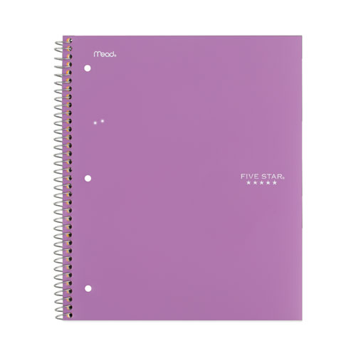Image of Five Star® Wirebound Notebook, 1-Subject, Wide/Legal Rule, Randomly Assorted Cover Color, (100) 10.5 X 8 Sheets, 6/Pack