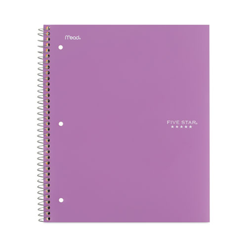 Image of Five Star® Wirebound Notebook With Four Pockets, 3-Subject, Medium/College Rule, Randomly Assorted Cover Color, (150) 11 X 8.5 Sheets