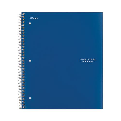 Image of Five Star® Wirebound Notebook With Eight Pockets, 5-Subject, Medium/College Rule, Randomly Assorted Cover Color, (200) 11 X 8.5 Sheets