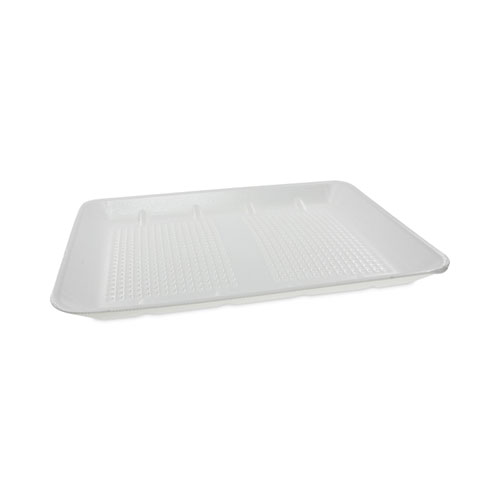 Image of Supermarket Tray, #1014 Family Pack Tray, 13.88 x 9.88 x 1, White, Foam, 100/Carton