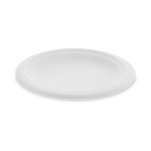 Image of EarthChoice Compostable Fiber-Blend Bagasse Dinnerware, Plate, 6" dia, Natural, 1,000/Carton