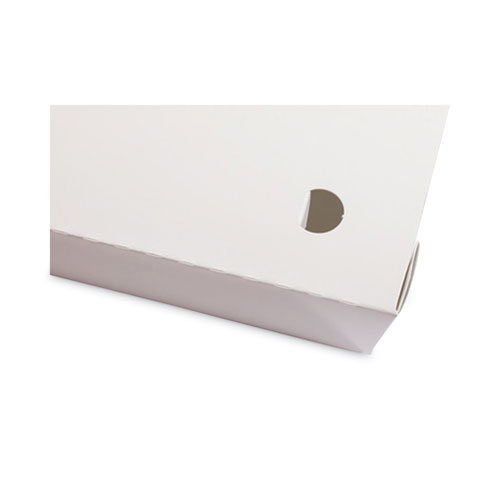 Image of Pactiv Evergreen Earthchoice Onebox Paper Box, 37 Oz, 4.5 X 4.5 X 2.5, White, 312/Carton