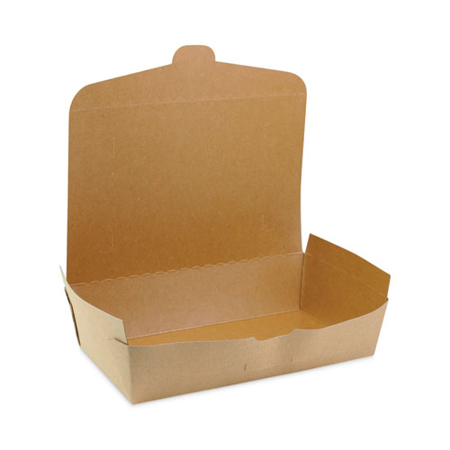 Image of Pactiv Evergreen Earthchoice Onebox Paper Box, 77 Oz, 9 X 4.85 X 2.7, Kraft, 162/Carton