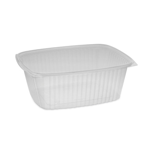 Image of Pactiv Evergreen Showcase Deli Container, Base Only, 1-Compartment, 64 Oz, 9 X 7.4 X 4, Clear, Plastic, 220/Carton