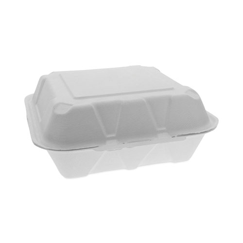 Pactiv Foam School Trays, 6-compartment, 8.5 x 11.5 x 1.25, White, 500/Carton