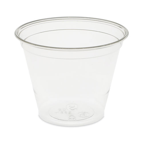 Pactiv Evergreen EarthChoice Recycled Clear Plastic Cold Cups, 9 oz, Clear, 975/Carton