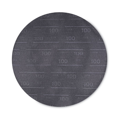 Sanding Screens, 20" Diameter, 100 Grit, Black, 10/Carton