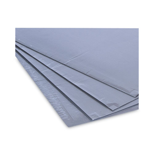 Image of Crown Walk-N-Clean Dirt Grabber Mat 60-Sheet Refill Pad, 30 X 24, Gray