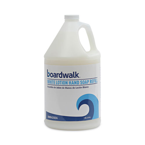 Boardwalk® Mild Cleansing Lotion Soap, Cherry Scent, Liquid, 1 Gal Bottle, 4/Carton