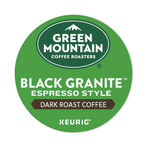 Image of Green Mountain Coffee® Black Granite Espresso Style K-Cups, 24/Box