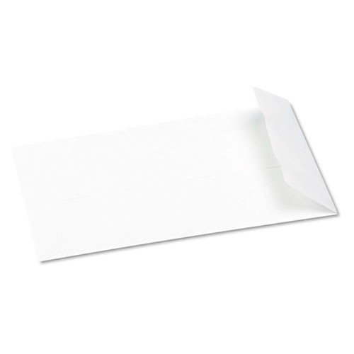 Image of Quality Park™ Redi-Seal Catalog Envelope, #1, Cheese Blade Flap, Redi-Seal Adhesive Closure, 6 X 9, White, 100/Box