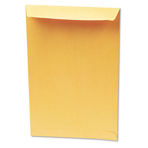 Redi-Seal Catalog Envelope, #13 1/2, Cheese Blade Flap, Redi-Seal Closure, 10 x 13, Brown Kraft, 100/Box