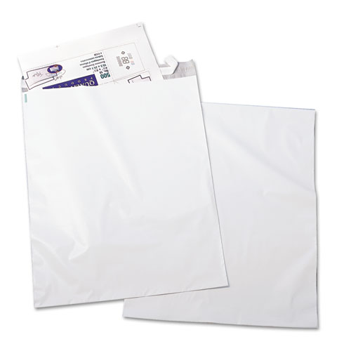 Quality Park™ Redi-Strip Poly Mailer, #3, Square Flap with Perforated Strip, Redi-Strip Adhesive Closure, 9 x 12, White, 100/Pack