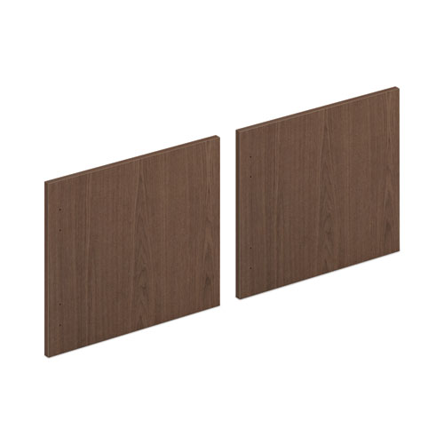 Hon® Mod Laminate Doors For 72"W Mod Desk Hutch, 17.86 X 14.82, Sepia Walnut  2/Carton