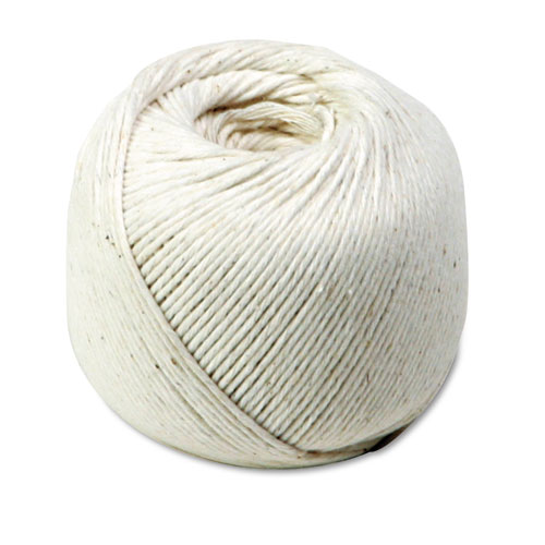 White Cotton 10-Ply (medium) String In Ball, 475 Feet