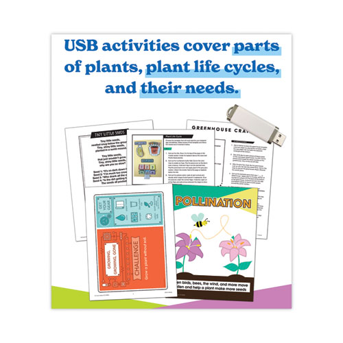 Image of Carson-Dellosa Education In A Flash Usb, Plants, Ages 5-8, 191 Pages
