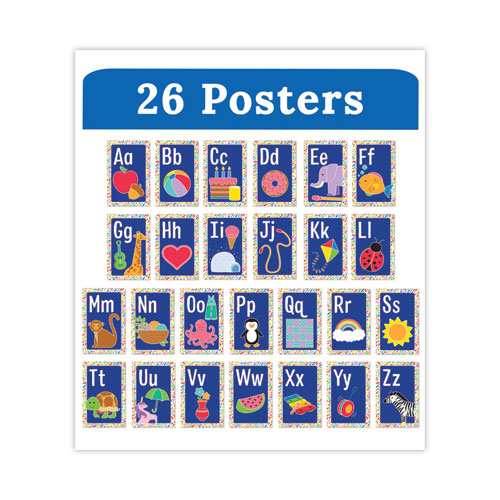 Image of Carson-Dellosa Education Mini Posters, Alphabet, 26 Mini Posters