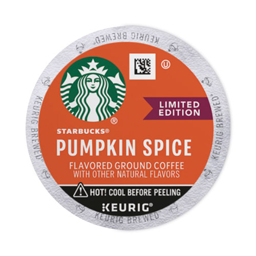 Starbucks® Pumpkin Spice Coffee, K-Cups, 22/Box, 4 Boxes/Carton