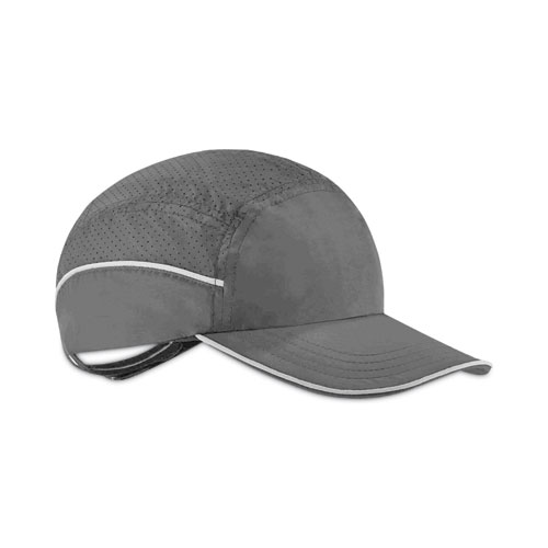 Skullerz 8965 Lightweight Bump Cap Hat with LED Lighting, Long Brim, Black, Ships in 1-3 Business Days
