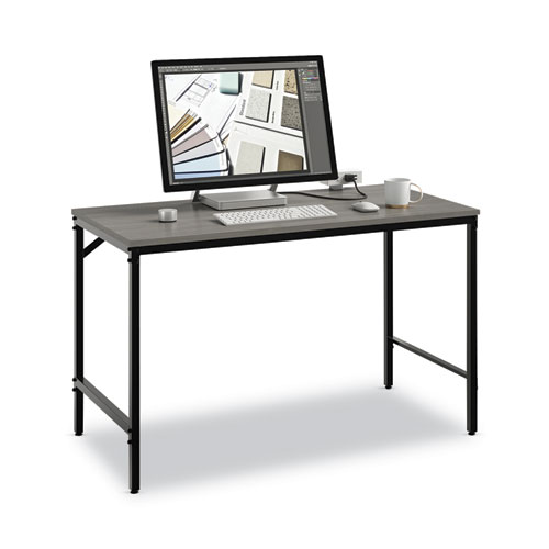 Simple Work Desk, 45.5" x 23.5" x 29.5", Gray