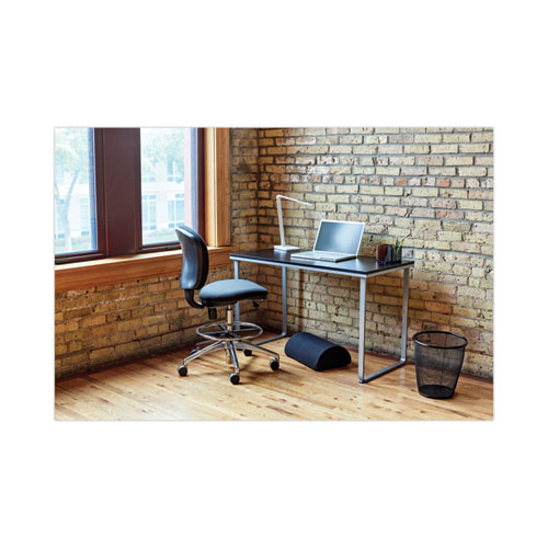 Image of Safco® Steel Desk, 47.25" X 24" X 28.75", Black/Silver