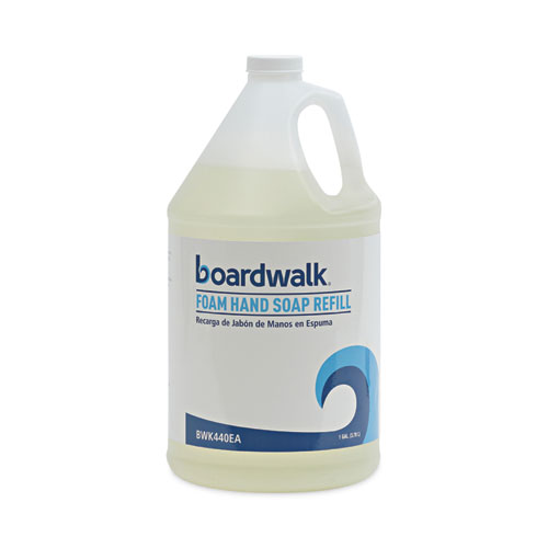 Image of Boardwalk® Foaming Hand Soap, Herbal Mint Scent, 1 Gal Bottle, 4/Carton