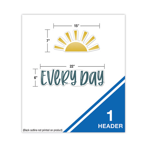 Image of Carson-Dellosa Education Motivational Bulletin Board Set, Everyday Is An Adventure, 42 Pieces