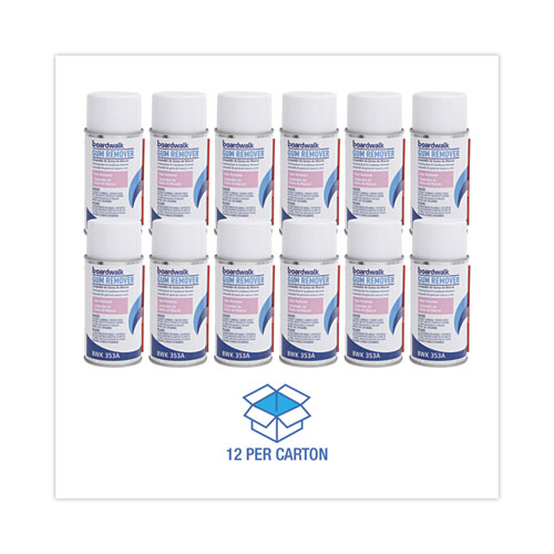 Chewing Gum and Candle Wax Remover, 6 oz Aerosol Spray, 12/Carton