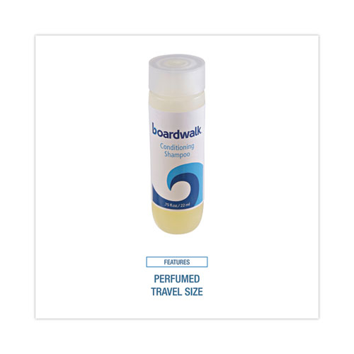 Image of Boardwalk® Conditioning Shampoo, Floral Fragrance, 0.75 Oz. Bottle, 288/Carton