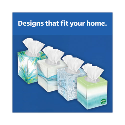 Image of Kleenex® Lotion Facial Tissue, 3-Ply, White, 60 Sheets/Box, 4 Boxes/Pack, 8 Packs/Carton