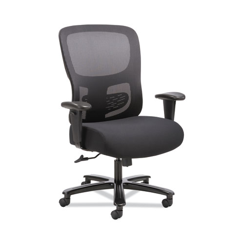 1-Fourty-One Big/Tall Mesh Task Chair, Supports Up to 400 lb, 19.2" to 22.85" Seat Height, Black