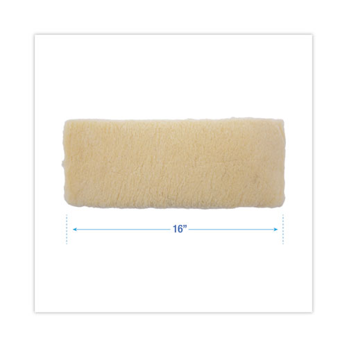 Image of Boardwalk® Mop Head, Applicator Refill Pad, Lambswool, 16-Inch, White