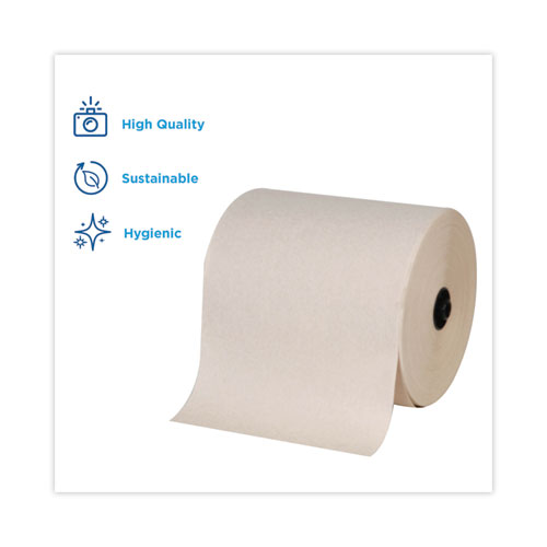 enMotion Flex Paper Towel Roll, 1-Ply, 8.2" x 550 ft, Brown, 6 Rolls/Carton